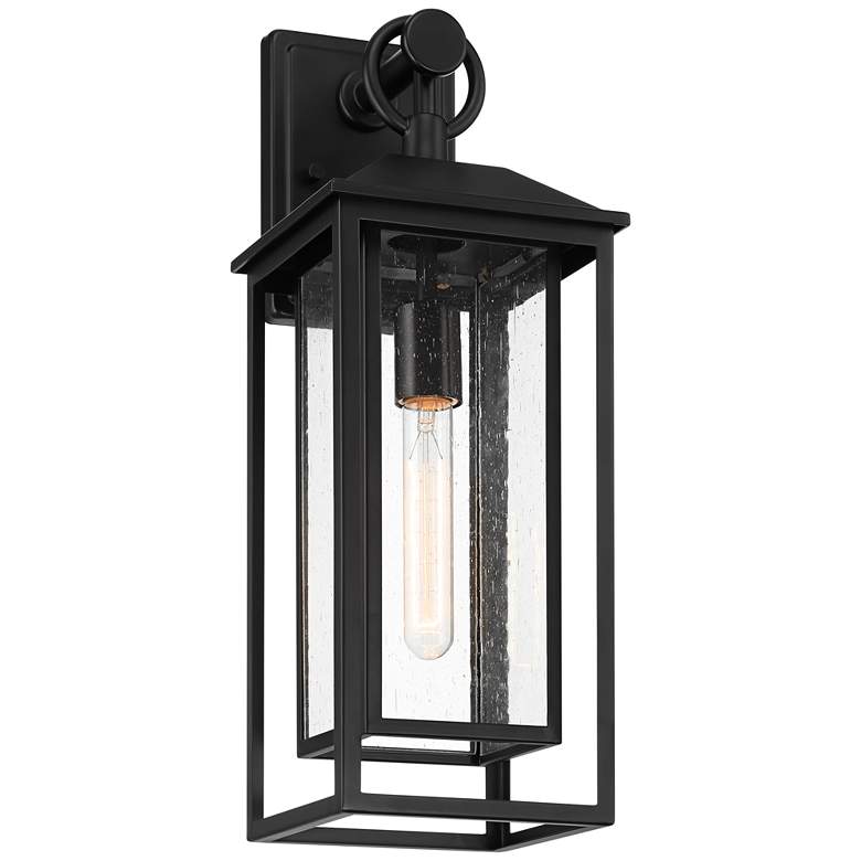 Image 6 Coupe 20 inch High Black Outdoor Wall Light more views
