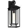 Coupe 20" High Black Outdoor Wall Light