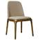 Courding Dining Chair in Tan and Walnut