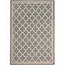 Courtyard Collection CY6918C 5&#39;3"x7&#39;7" Grey Area Rug