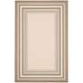 Courtyard Collection CY7896C 5&#39;3"x7&#39;7" Beige Area Rug