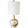 Couture Atwater Gold Leaf Gourd Table Lamp