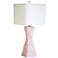 Couture Barrington Pink Quartz Stone Table Lamp