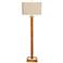 Couture Brentwood High Gloss Brown Stain Floor Lamp