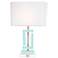 Couture Carlsbad Pale Blue Accent Table Lamp