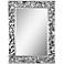 Couture Chrome 30" x 40" Rectangular Wall Mirror