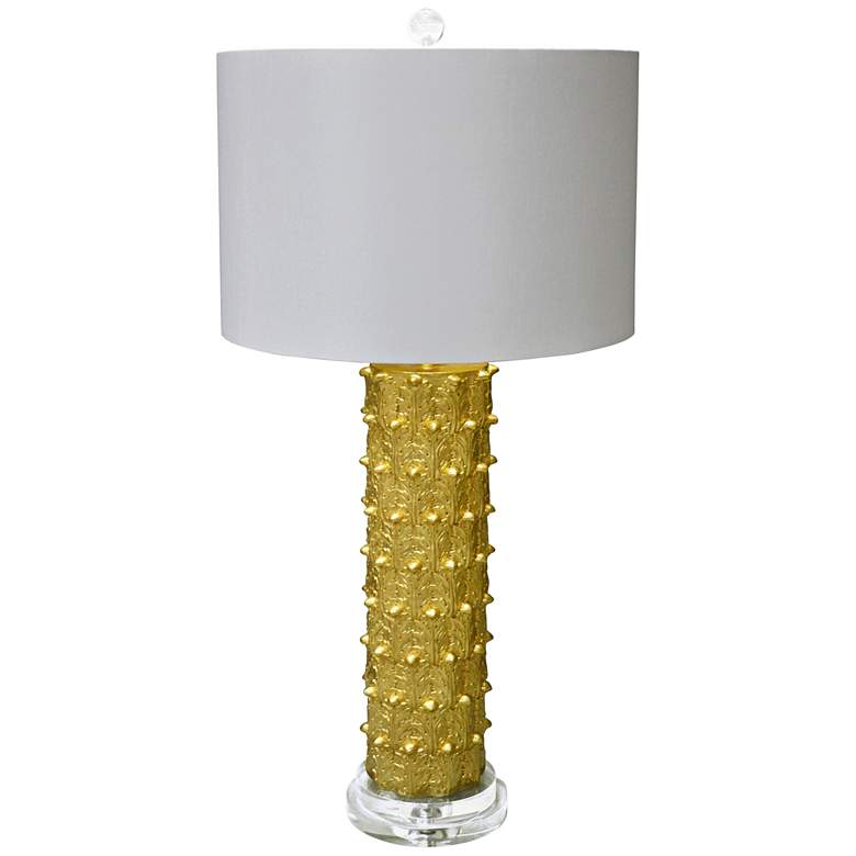 Image 1 Couture Courtland Gold Leaf Table Lamp