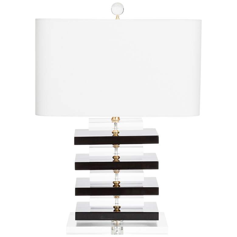 Image 1 Couture Devonshire High-Gloss Black Table Lamp