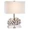 Couture Elkhorn White Coral Table Lamp