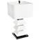 Couture Erzi White and Black Table Lamp