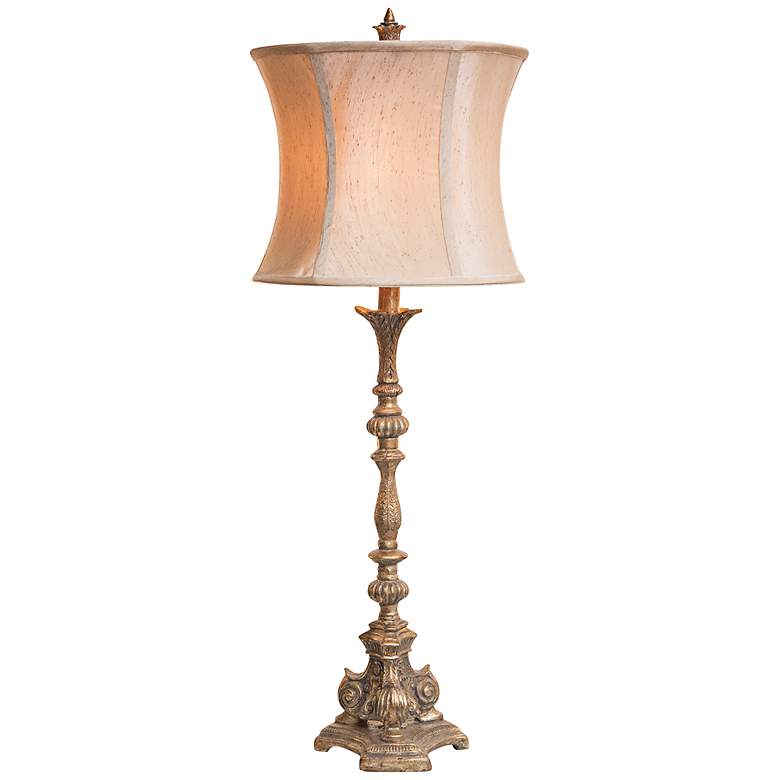 Image 1 Couture Etienne Opulent Silver Leaf Table Lamp