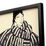 Couture Girl - Edith 43" High Giclee Framed Wall Art in scene