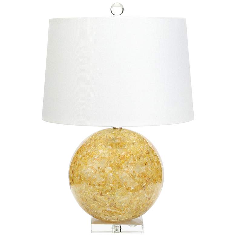 Image 1 Couture Jamison Natural Yellow Quartz Table Lamp