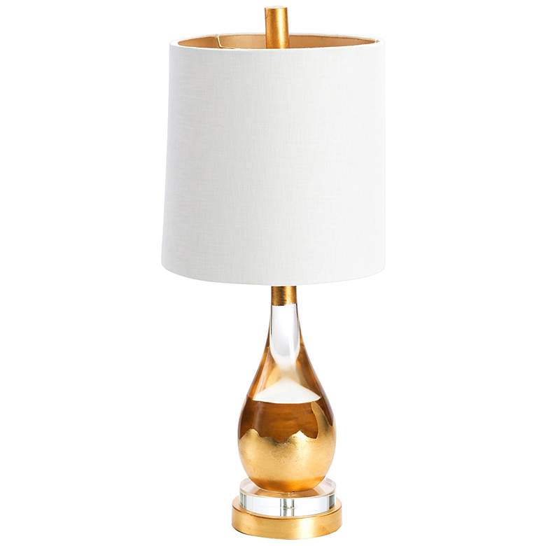 Image 1 Couture Marabella Gold Leaf Table Lamp