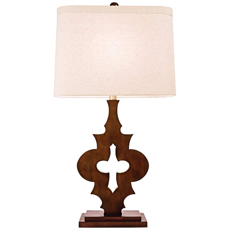 Image 1 Couture Marrakesh Espresso Wood Table Lamp