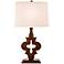 Couture Marrakesh Espresso Wood Table Lamp