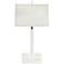 Couture Meg Caswell Astor White Lacquer Table Lamp