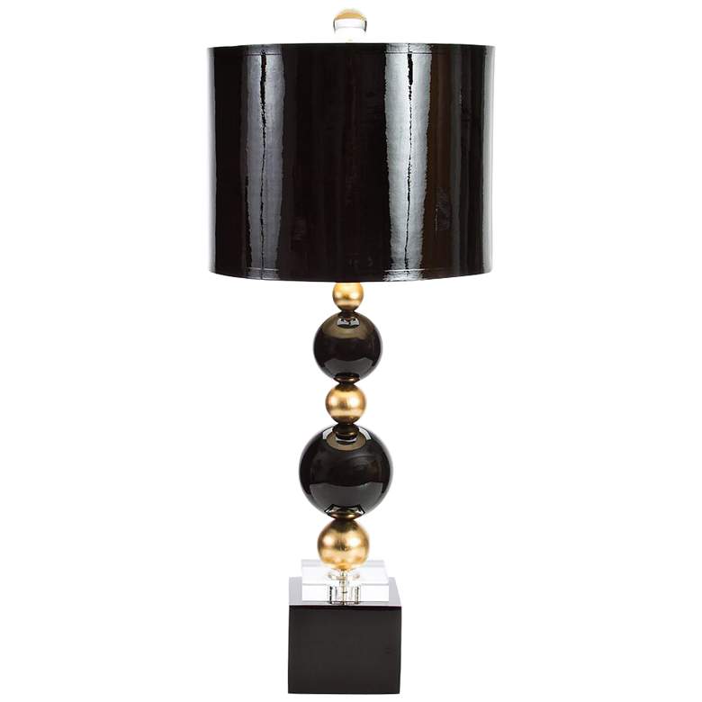 Image 1 Couture Meg Caswell Sheridan Black Lacquer Table Lamp