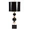 Couture Meg Caswell Sheridan Black Lacquer Table Lamp