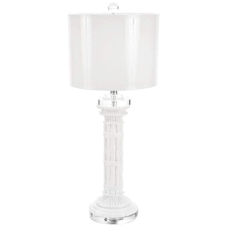 Image 1 Couture Meg Caswell Watch Hill White Lacquer Table Lamp