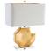 Couture Montage Gold Leaf Table Lamp