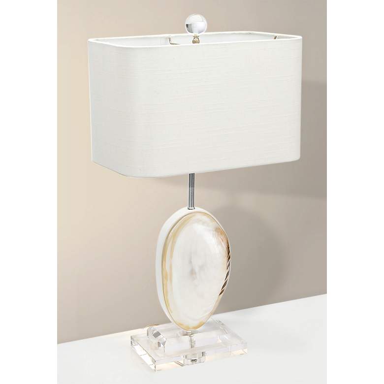Image 1 Couture Oceanside Mother of Pearl Table Lamp