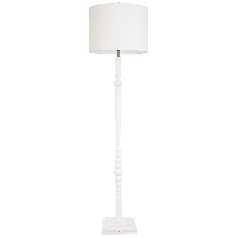 Image 1 Couture Venice White Balustrade Floor Lamp