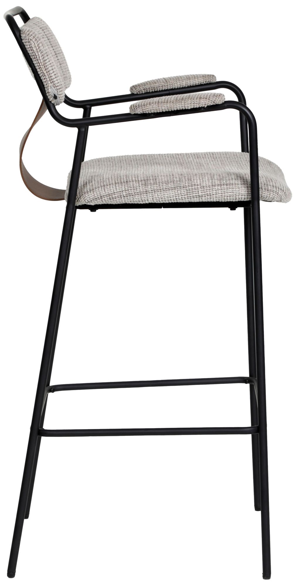 Image 3 Couva Barstool (Set of 2) Gray Tweed more views