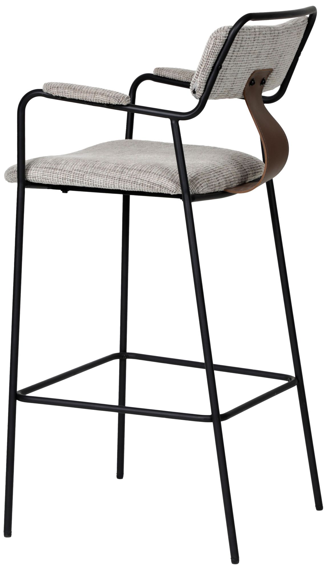 Image 6 Couva Barstool (Set of 2) Gray Tweed more views