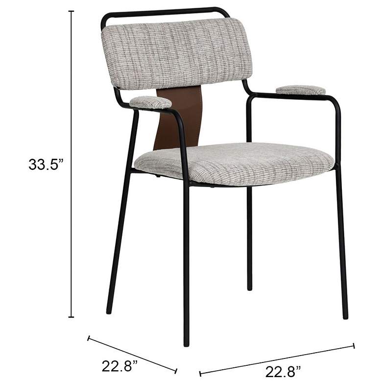 Image 7 Couva Dining Chair (Set of 2) Gray Tweed more views