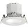 Cove 1-Light 4.75" Wide White Flush Mount Light