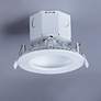 2_Cove 1-Light 4.75" Wide White Flush Mount Light more views