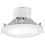 1_Cove 1-Light 6.75" Wide White Flush Mount Light