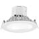 Cove 1-Light 6.75" Wide White Flush Mount Light