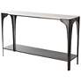 Cove 54.4" Wide Marble Top Ink Console Table