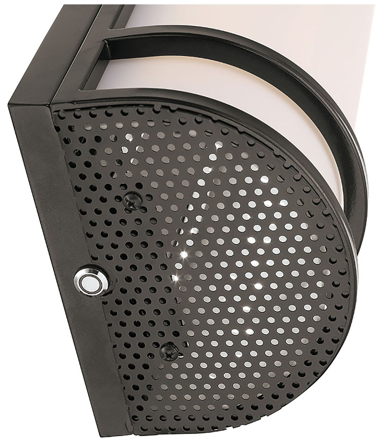 Thumbnail2 of Cove Dual Voltage 18" High Black LED Wall Sconce more views