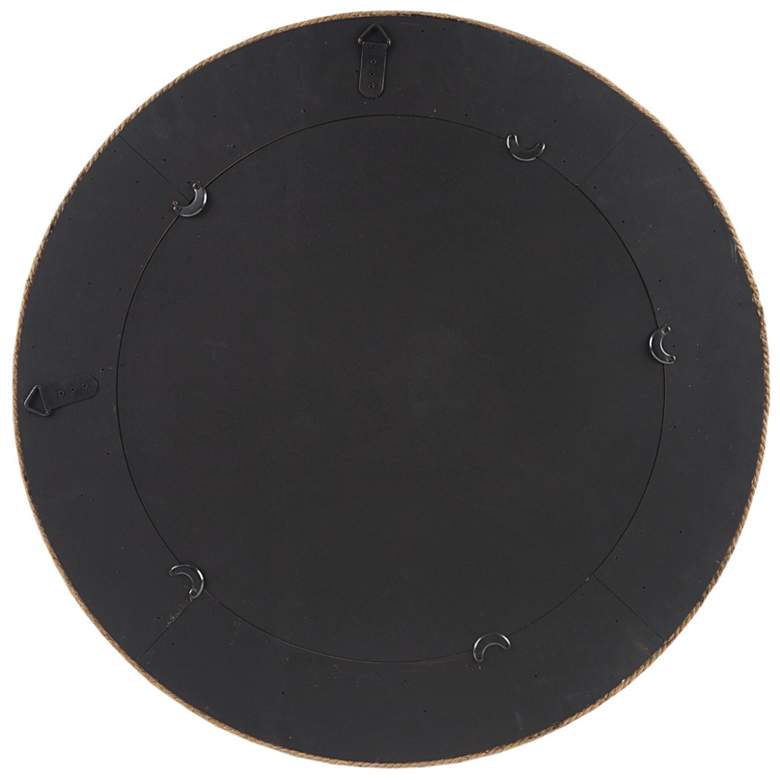 Image 3 Cove Natural Jute Rope 26" Round Wall Mirror more views