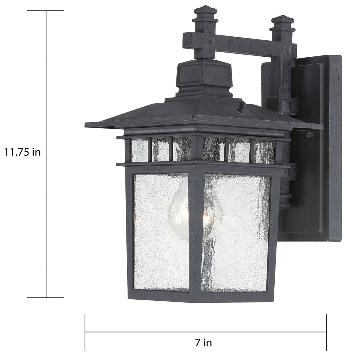 Image 4 COVE NECK 1 LGT OUTDOOR WALL more views