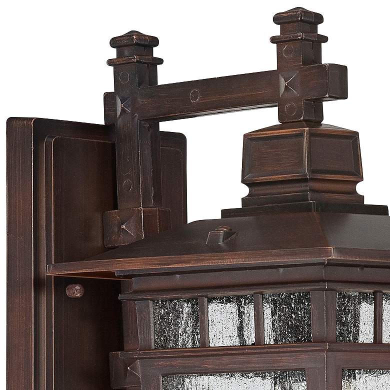 Image 2 Cove Neck - 1 Light - 12 in. - Outdoor Lantern with Clear Seed Glass more views