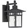 Cove Neck - 1 Light - 12 in. - Outdoor Lantern with Clear Seed Glass