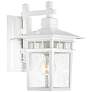 Thumbnail1 of Cove Neck 11 3/4" High White Outdoor Wall Light