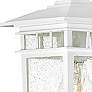 Thumbnail2 of Cove Neck 11 3/4" High White Outdoor Wall Light more views