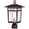 Cove Neck 16" High Rustic Bronze Outdoor Post Light