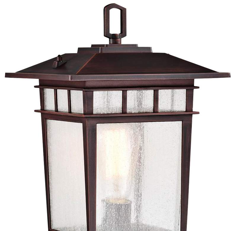 Image 3 Cove Neck 16" High Rustic Bronze Outdoor Post Light more views