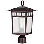 4_Cove Neck 16" High Rustic Bronze Outdoor Post Light more views