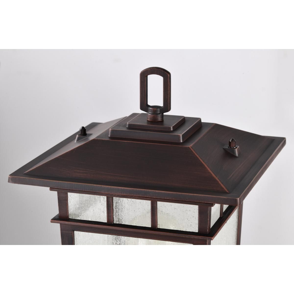 Image 7 Cove Neck 16" High Rustic Bronze Outdoor Post Light more views