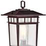Thumbnail3 of Cove Neck Outdoor Large Post Lantern; 1 Light; Rustic Bronze Finish more views