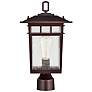 Thumbnail4 of Cove Neck Outdoor Large Post Lantern; 1 Light; Rustic Bronze Finish more views