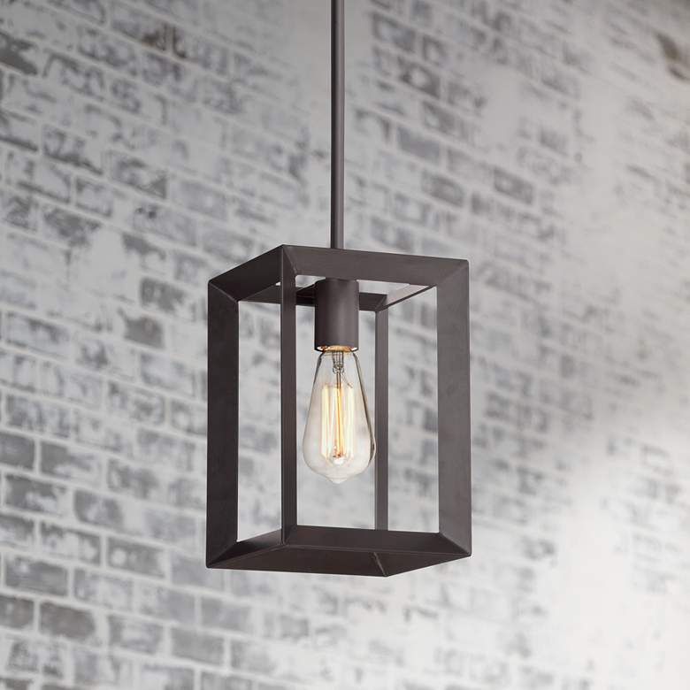 Image 1 Cove Point 7 inch Wide Open Frame Mini Pendant Chandelier