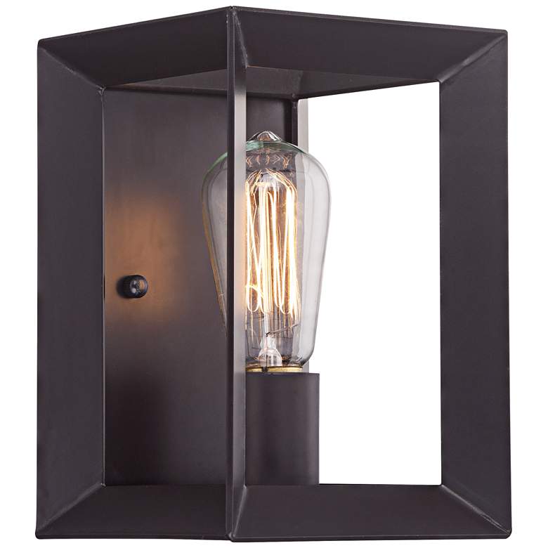 Image 1 Cove Point 8 3/4 inch High Oil Rubbed Bronze Wall Sconce